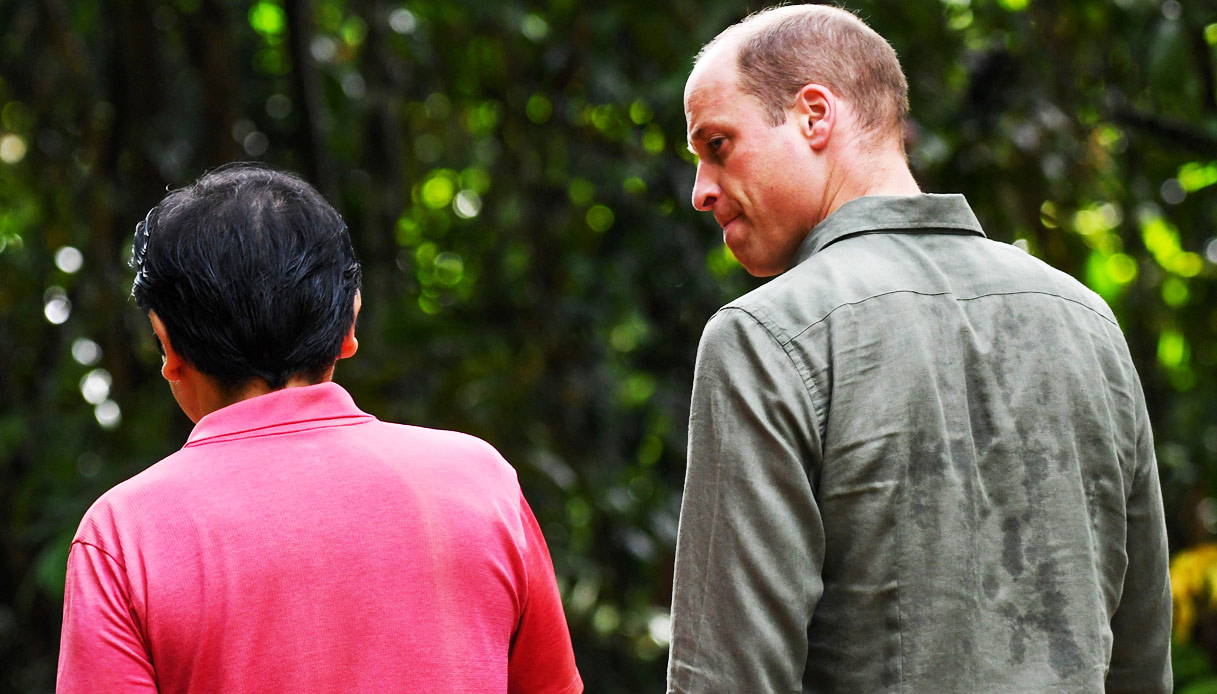 William Singapore camicia sudata