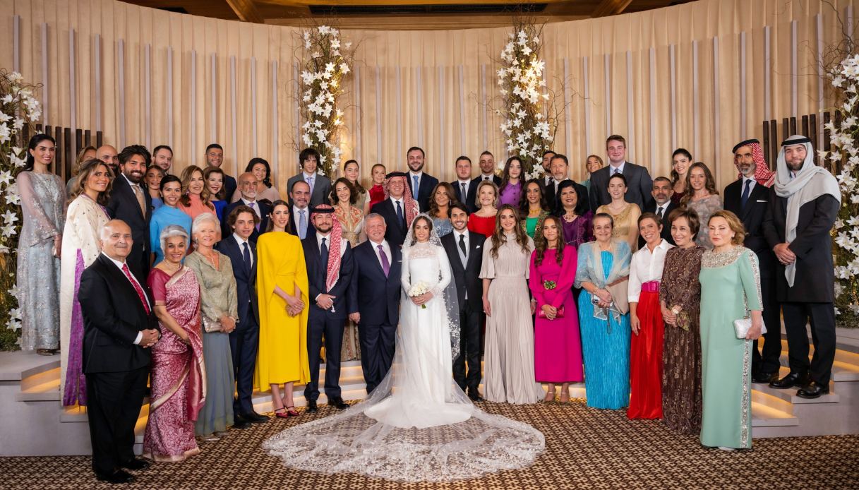 Il matrimonio reale della Principessa Iman Bint Abdullah II e Jameel Alexander Thermiotis il 12 marzo 2023