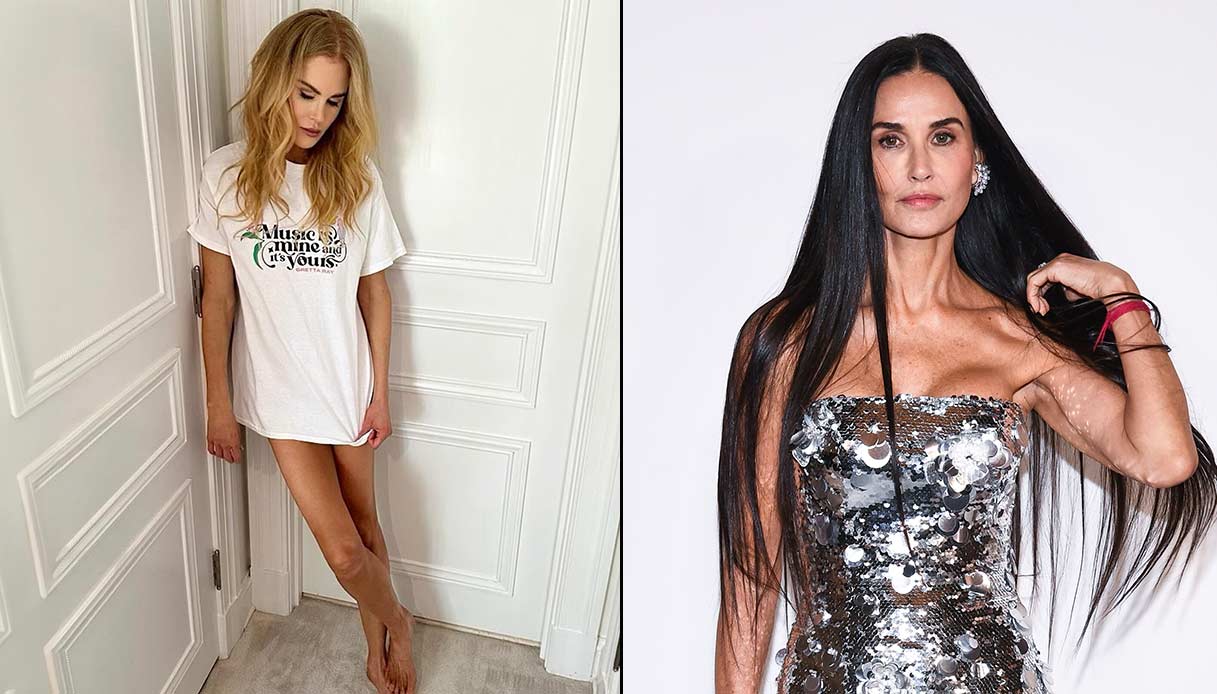 Demi Moore e Nicole Kidman non sono umane: i segreti dell’eterna giovinezza