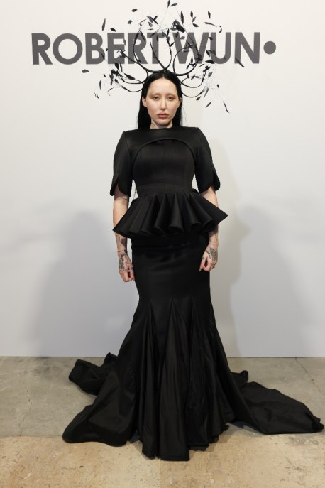 Noah Cyrus in Robert Wun Haute Couture