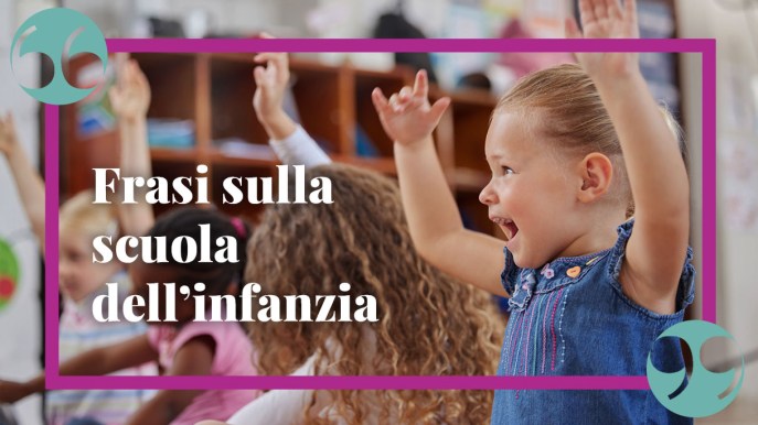 Frasi di saluto per i bambini della scuola d’infanzia