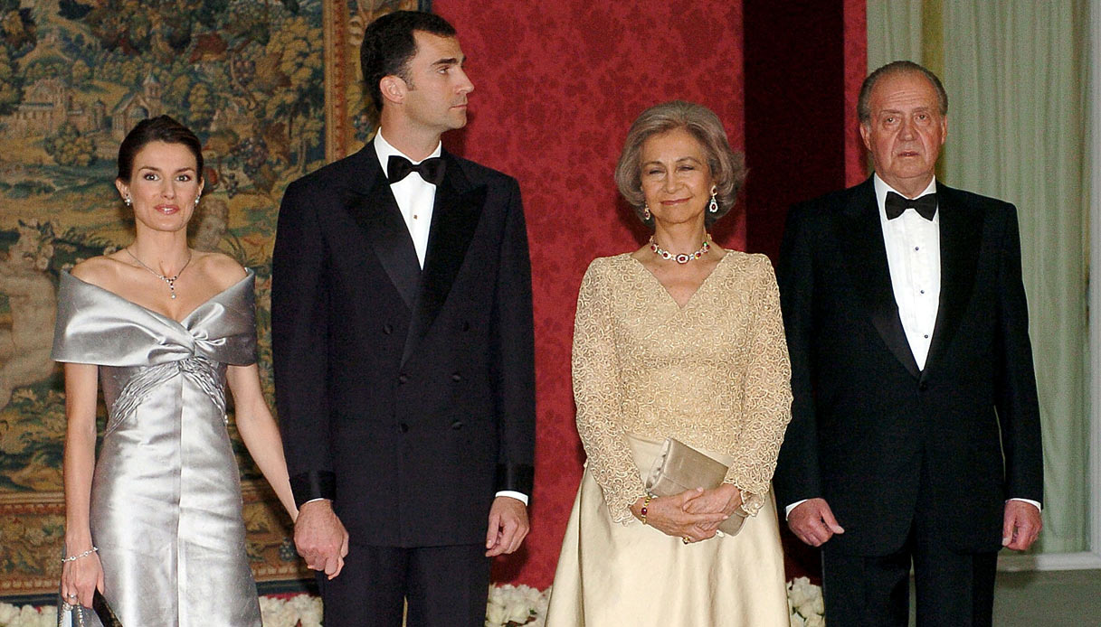 Letizia di Spagna Felipe di Spagna Sofia di Spagna Juan Carlos