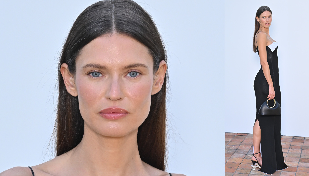 Non in passerella ma nel front row la top model Bianca Balti, splendida in tutta la sua semplicità. Un lungo abito abito black and white e nulla più. Make-up acqua e sapone e capelli al naturale: a lei non serve altro. Perfetta ispirazione per la prossima estate.