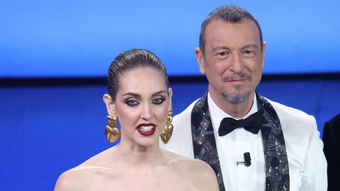 Sanremo, Amadeus e Chiara Ferragni: confermata la multa alla Rai