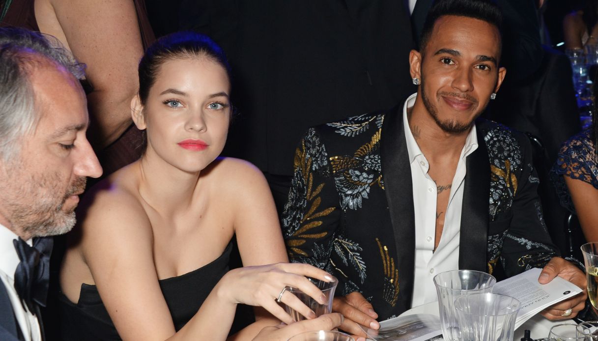 Lewis Hamilton con Barbara Palvin
