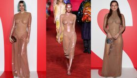 Milan Fashion Week, ospiti vip pazze per il plastic nude
