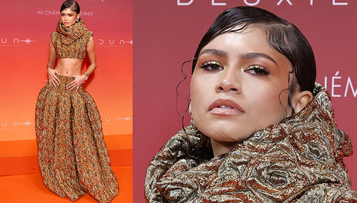 Zendaya alla premiere di "Dune-Part two" a Parigi, il 12 febbraio 2024