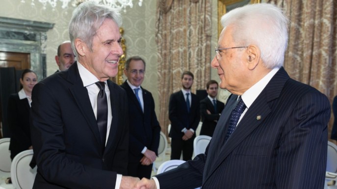 Claudio Baglioni nominato Cavaliere di Gran Croce da Sergio Mattarella
