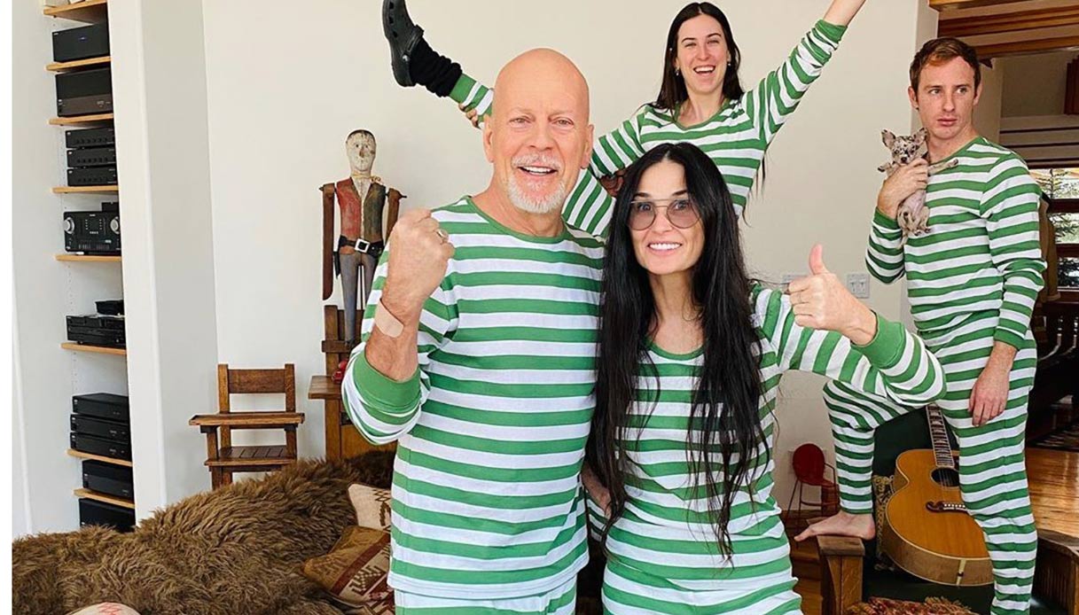 Demi Moore e Bruce Willis durate la pandemia