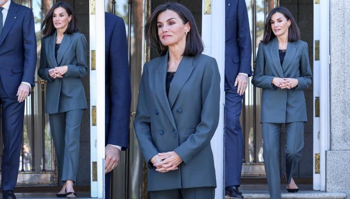 Letizia di Spagna nuovo look