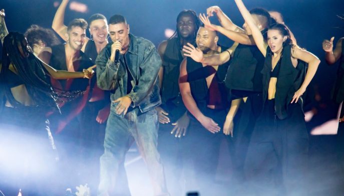 Marracash sul palco del Marrageddon di Milano