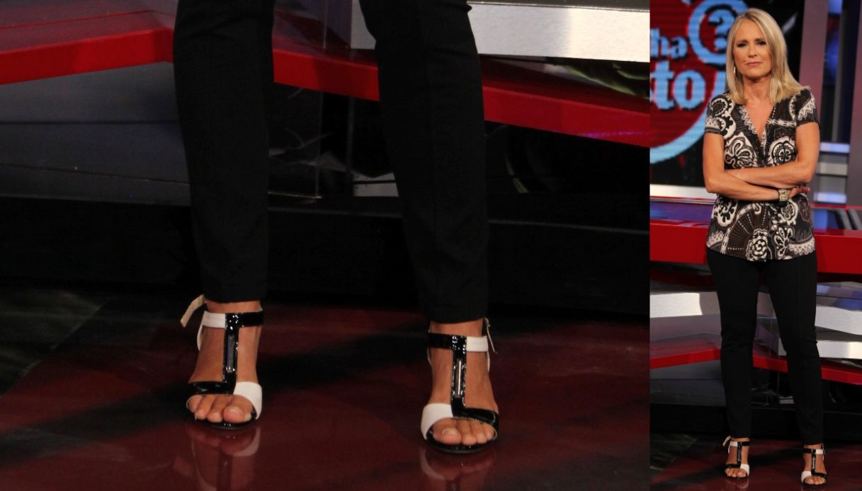 Federica Sciarelli, quali scarpe usa