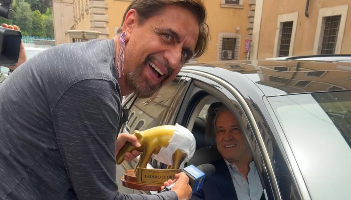 Enrico Mentana e Valerio Staffelli