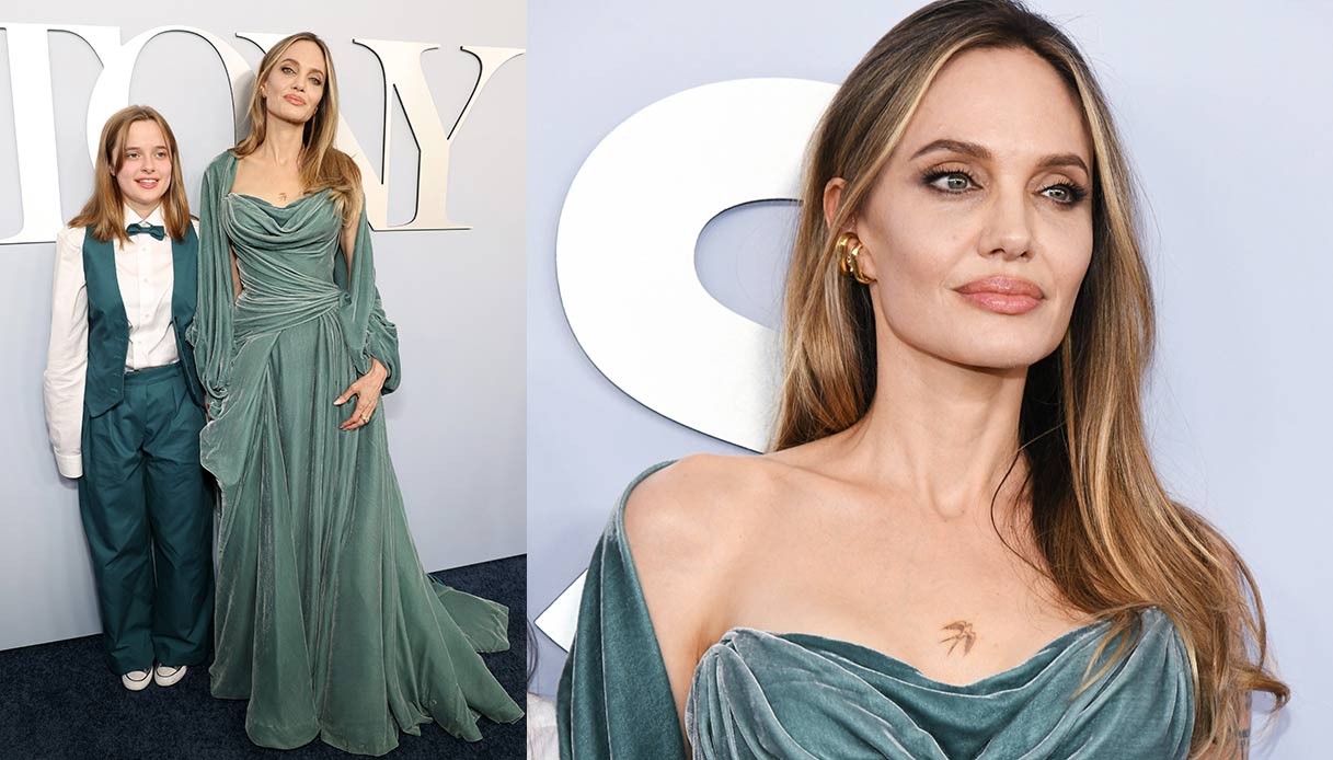 Angelina Jolie e Vivienne ai Tony Awards 2024
