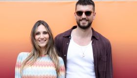 Beatrice Valli e Marco Fantini: inseparabili e coordinati al Pitti di Firenze