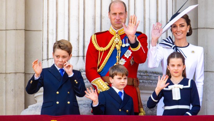 William e Kate con la famiglia al completo