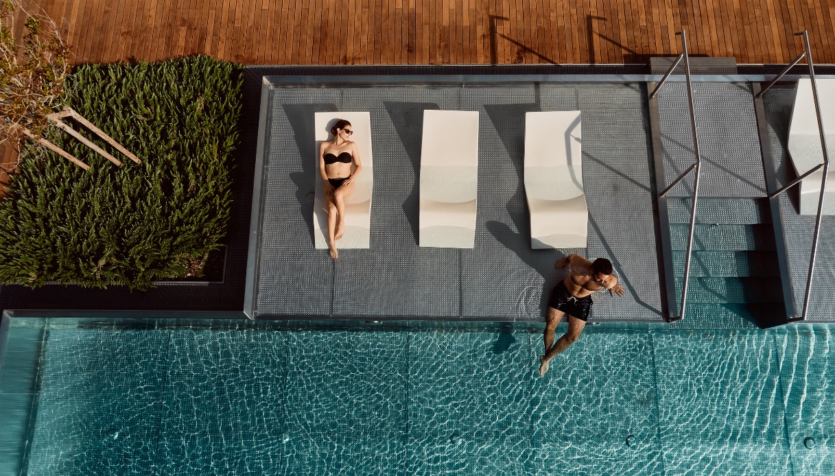 La piscina del Falkensteiner Hotel di Jesolo
