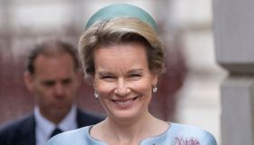 Regina Matilde del Belgio, l’abito che sembra dipinto per la parata