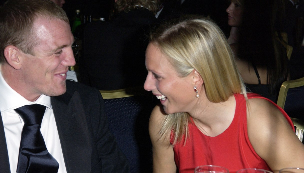 Zara Phillips e Mike Tindall ad un evento nel 2004
