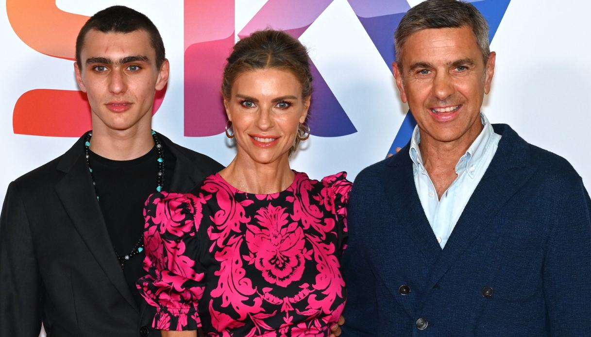 Martina Colombari, Achille e Billy Costacurta