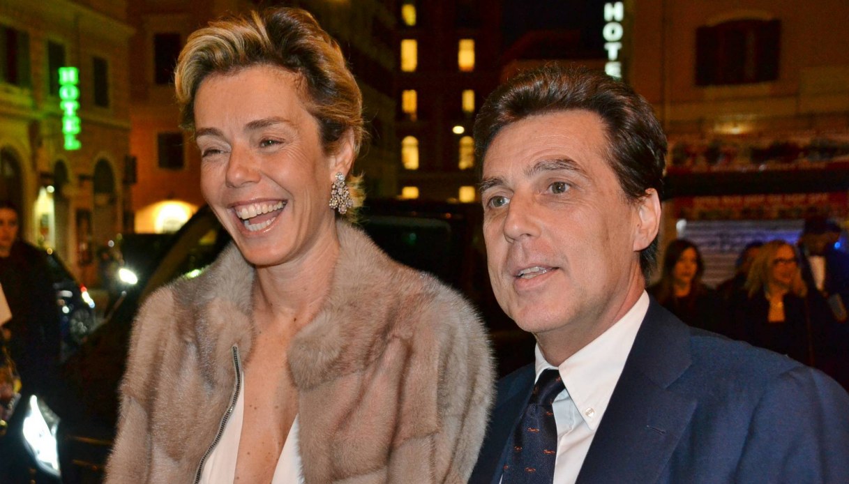 Il Principe Fabio Borghese con la prima moglie Jacaranda Falk Caracciolo