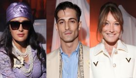 Carla Bruni, Damiano e Salma Hayek: i più glamour al debutto di Alessandro Michele da Valentino
