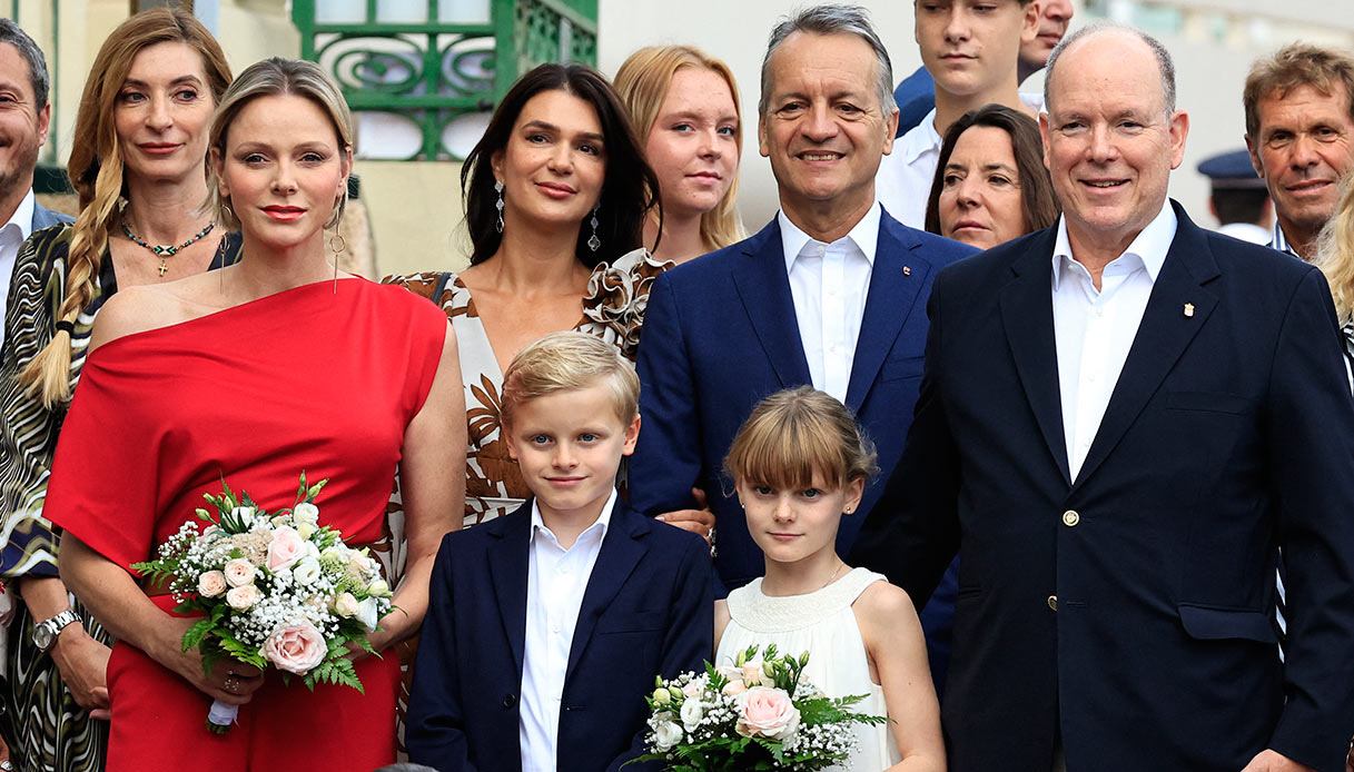 Charlene di Monaco Alberto di Monaco picnic