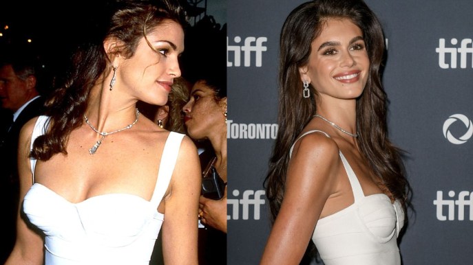 Kaia Gerber ruba il look più famoso di mamma Cindy Crawford: chi lo indossa meglio