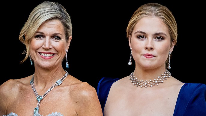 Maxima d’Olanda, l’abito di 13 anni fa e lo scivolone di stile di sua figlia Amalia