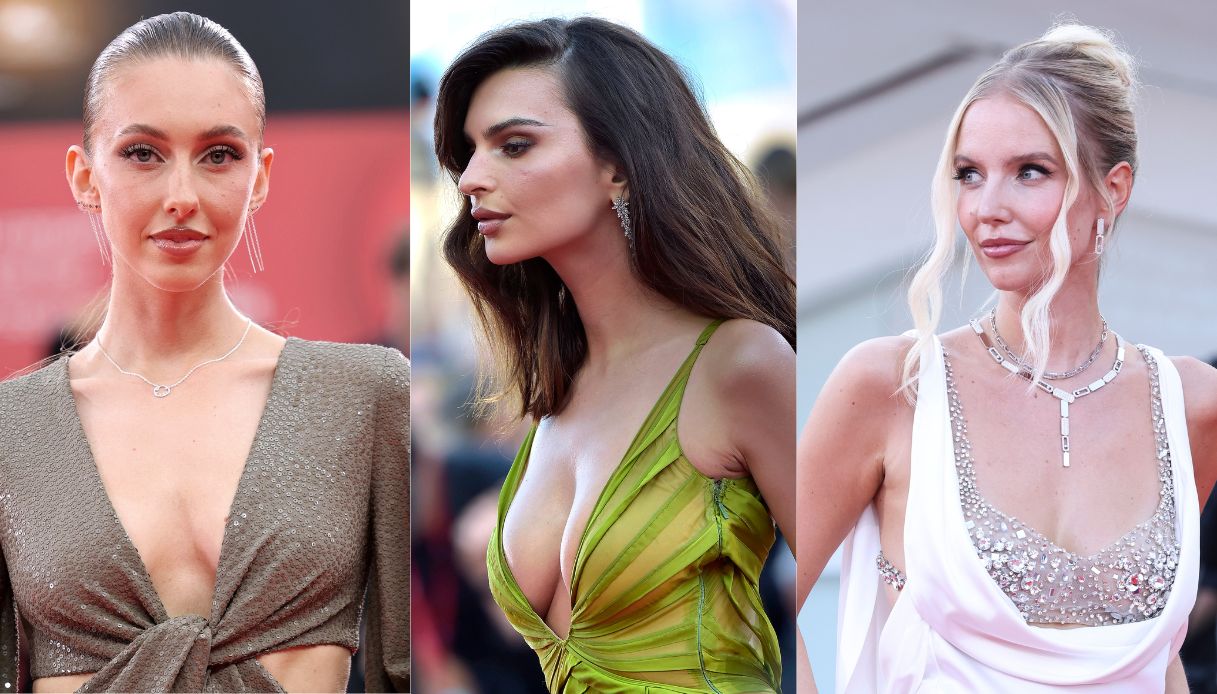 Festival di Venezia, scollature audaci e cut out sul red carpet