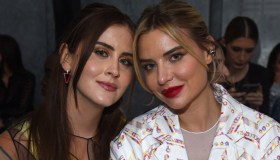 Veronica Ferraro e Valentina Ferragni, look invernali alla Fashion Week (senza Chiara)