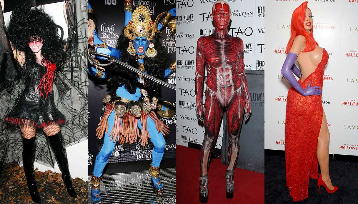 Heidi Klum, gli incredibili travestimenti della regina di Halloween