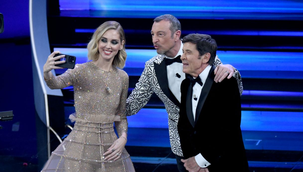 Chiara Ferragni al Festival di Sanremo