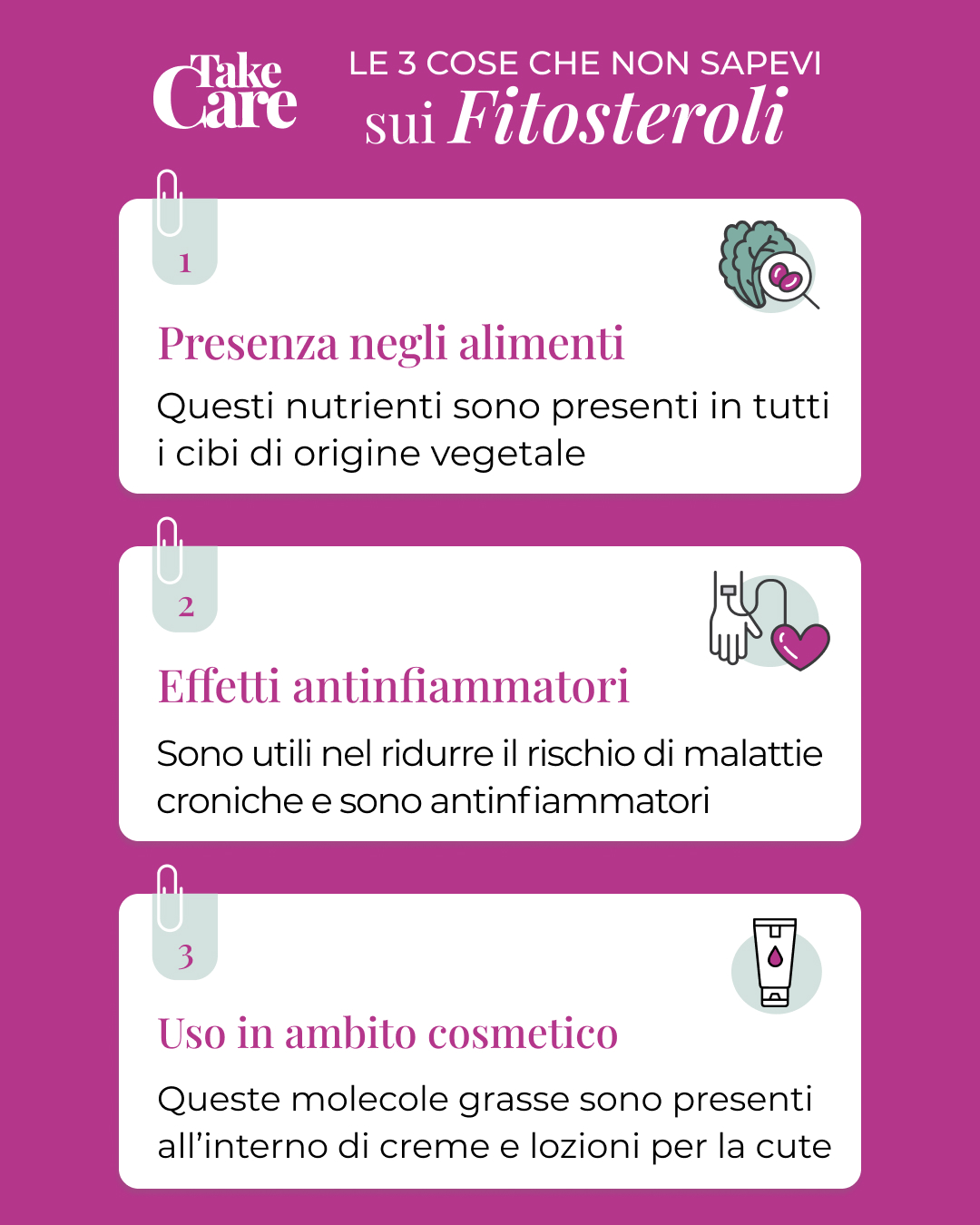 Infografica sui Fitosteroli