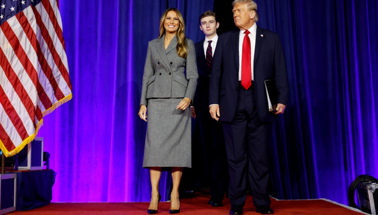 Il primo look da First Lady di Melania Trump