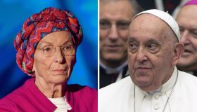 Emma Bonino riceve una visita a sorpresa da Papa Francesco